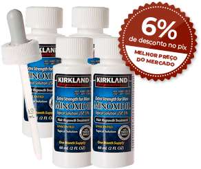 4 Unidades de Minoxidil Kirkland