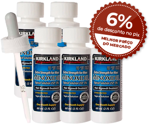 5 Unidades de Minoxidil Kirkland