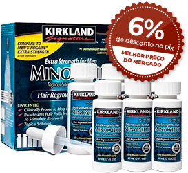 6 Unidades de Minoxidil Kirkland